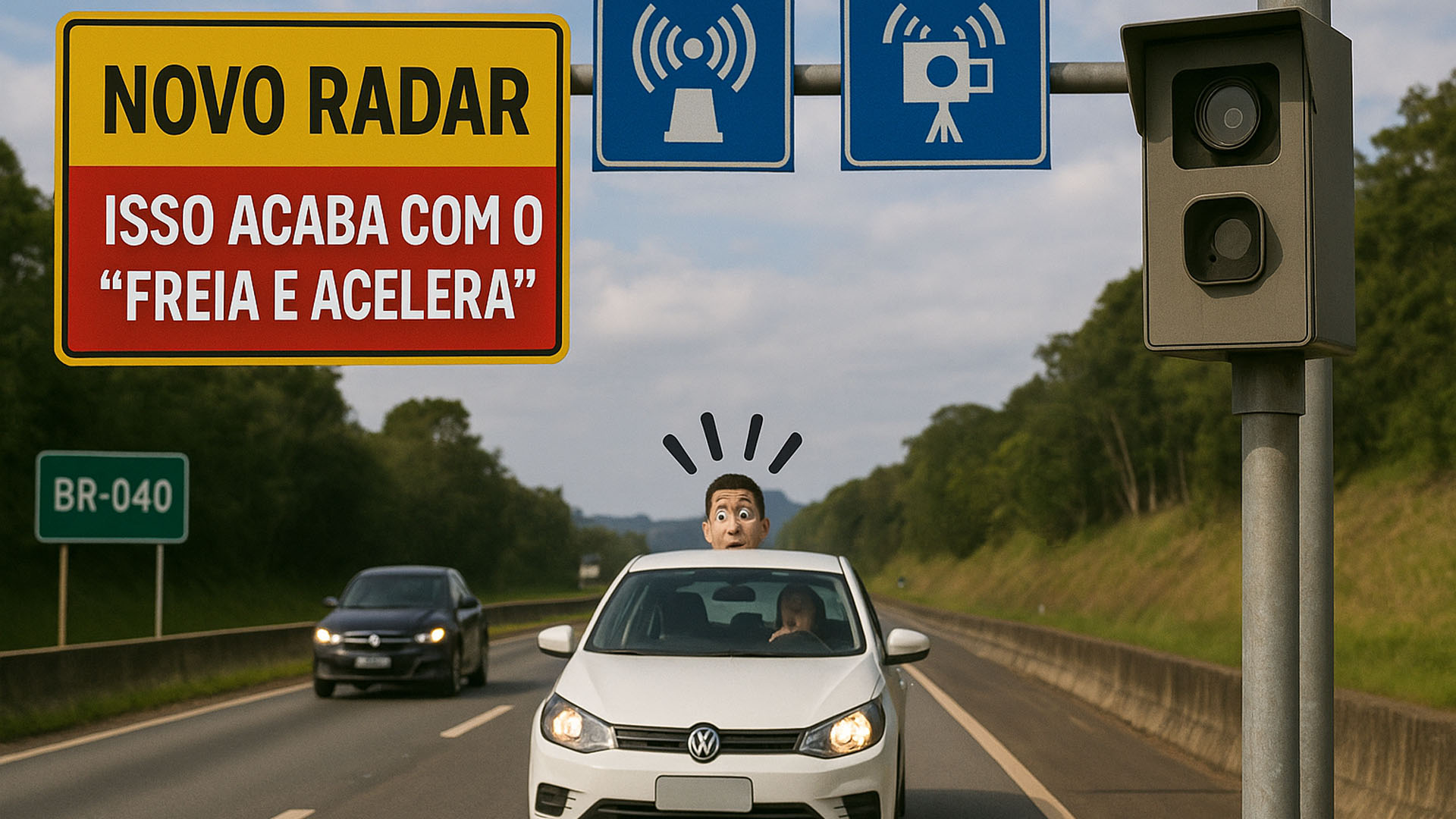 Novo radar de velocidade acaba com 'manha' dos motoristas e já flagra 300 possível infrações