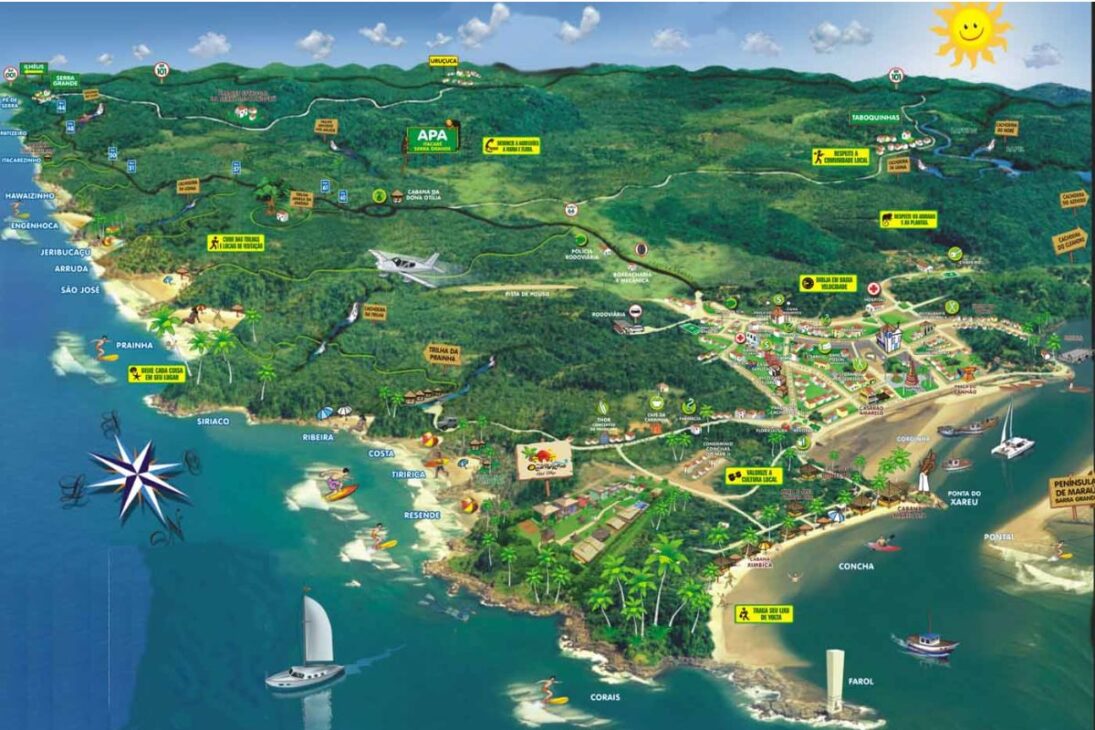 Itacaré es un paraiso brasileño en el litoral sur de Bahía, con playas increíbles, senderos y cascadas, destacado en ecoturismo y estructura completa para turistas.