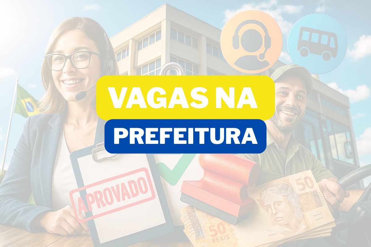A Prefeitura do Rio abriu 1.330 vagas de emprego para telemarketing, motorista, farmacêutico e doméstica em diversas regiões da cidade.