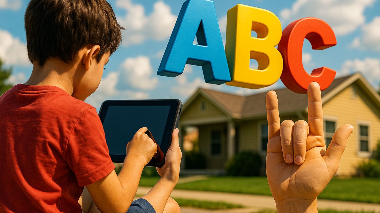 Sem falar português, menino autista surpreendeu família ao aprender inglês sozinho no tablet, superando isolamento com hiperfoco e Libras antes de encarar desafio