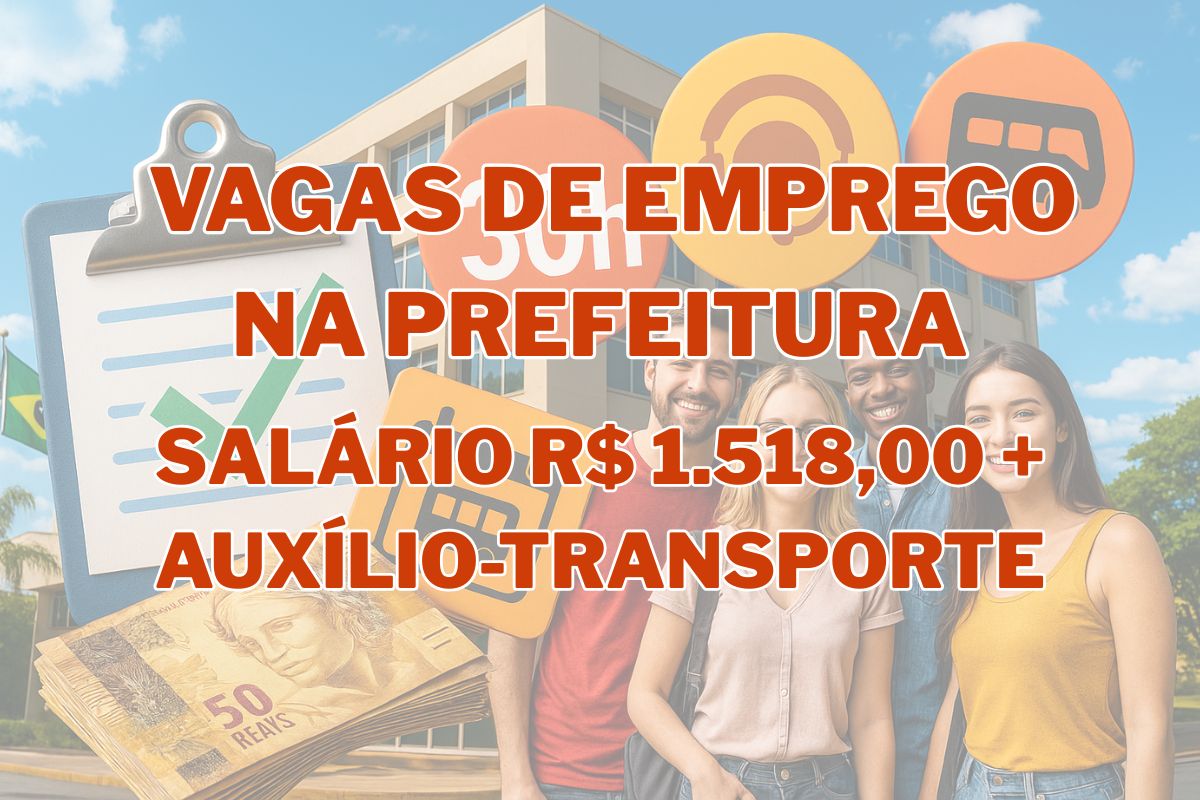 Prefeitura de Santa Bárbara d’Oeste tem processo seletivo com vagas de estágio, bolsa-auxílio e auxílio-transporte para estudantes.