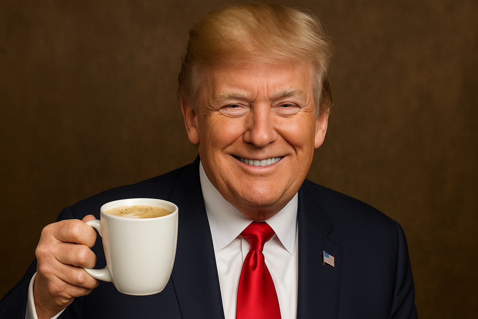 Trump recua e corta tarifas do café para salvar o cafezinho dos americanos no Natal