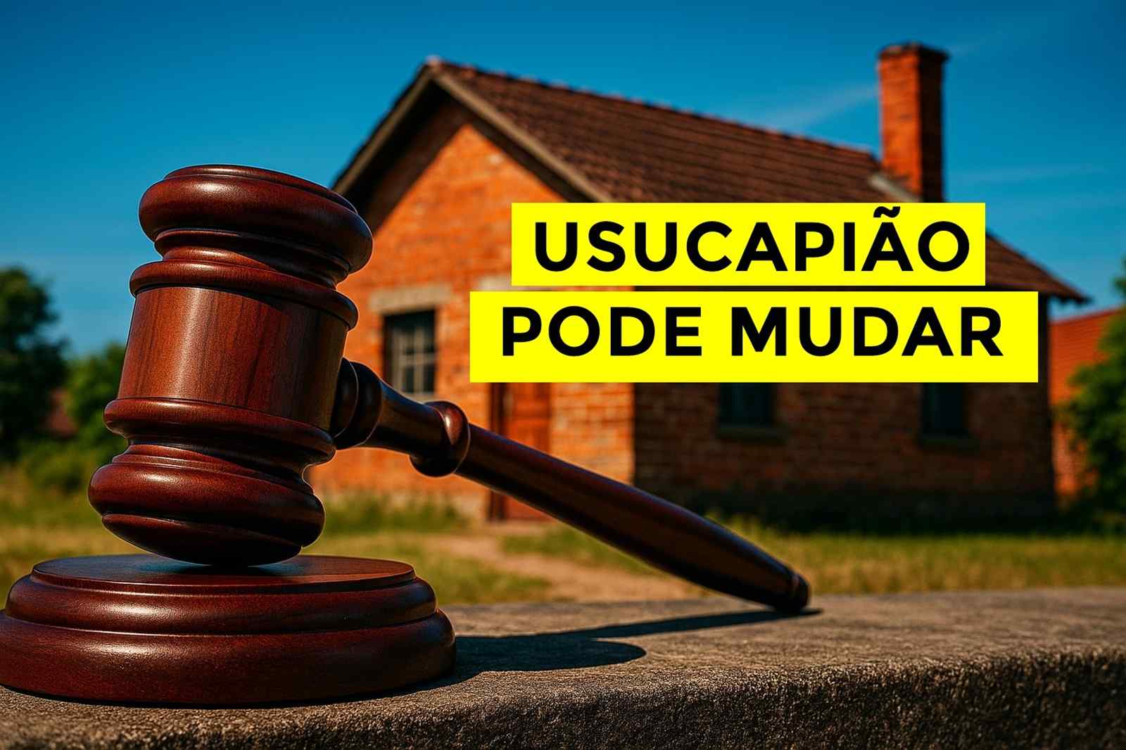Reforma do Código Civil propõe ajustes nos tipos de usucapião, reforça critérios, amplia o uso da via extrajudicial e detalha riscos