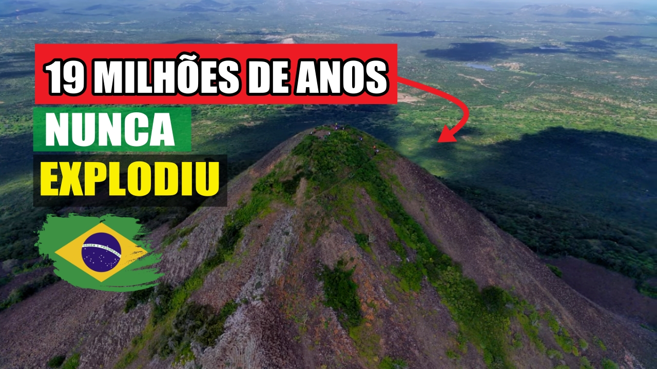 Esse gigante transformou o sertão brasileiro em cenário de outro planeta: Conheça o vulcão de 19 milhões de anos que nunca entrou em erupção, mas intriga cientistas e turistas no Brasil