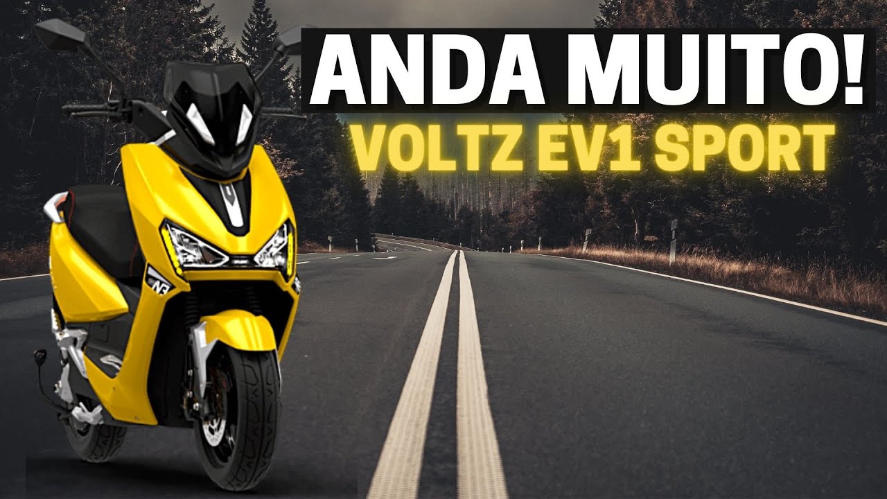 Scooter automática com autonomia de 150 km por recarga e custo de R$ 0,05 por km rodado quer 'aposentar' o combustível; conheça a Voltz EV1 Sport, o futuro da mobilidade urbana elétrica