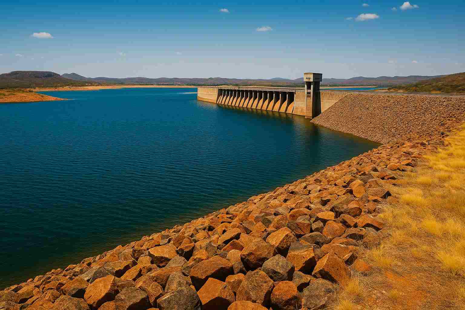 Maiores açudes do Brasil - concentra 70 mil açudes e abriga os maiores reservatórios do Brasil, fundamentais para abastecimento e irrigação