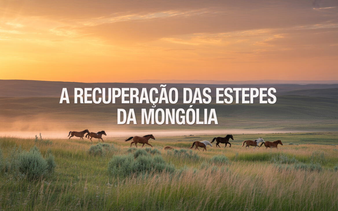 Con caballos salvajes considerados extintos sueltos nuevamente en las estepas, Mongolia vio praderas reabrirse, arbustos invasores retroceder, la biodiversidad renacer y científicos quedarse perplejos con la velocidad de la recuperación ambiental