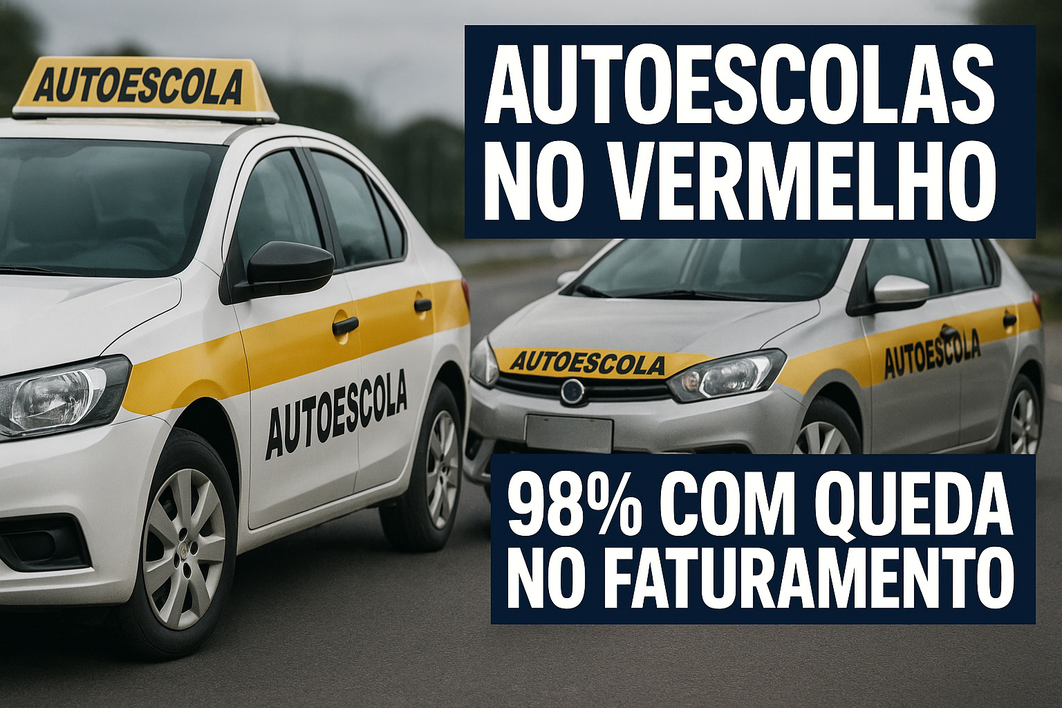 Autoescola fechada com funcionários demitidos e queda de matrículas durante debate sobre a CNH sem autoescola.
