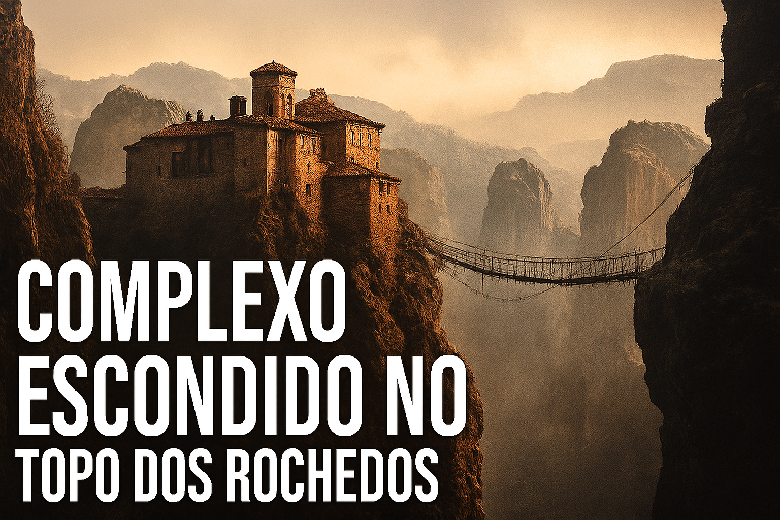 Erguido no topo de rochedos de 300 metros e acessível por antigas escadas suspensas sobre o abismo, um complexo milenar escondido entre montanhas permanece isolado e intacto há séculos