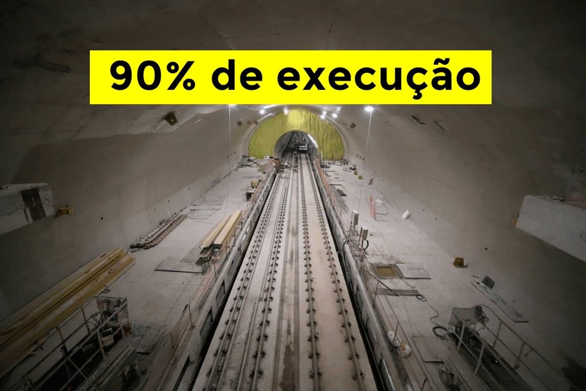 Linha 6-Laranja avança com Estação Água Branca acima de 90 por cento e promete viagens mais rápidas, integração ampliada e acessibilidade completa