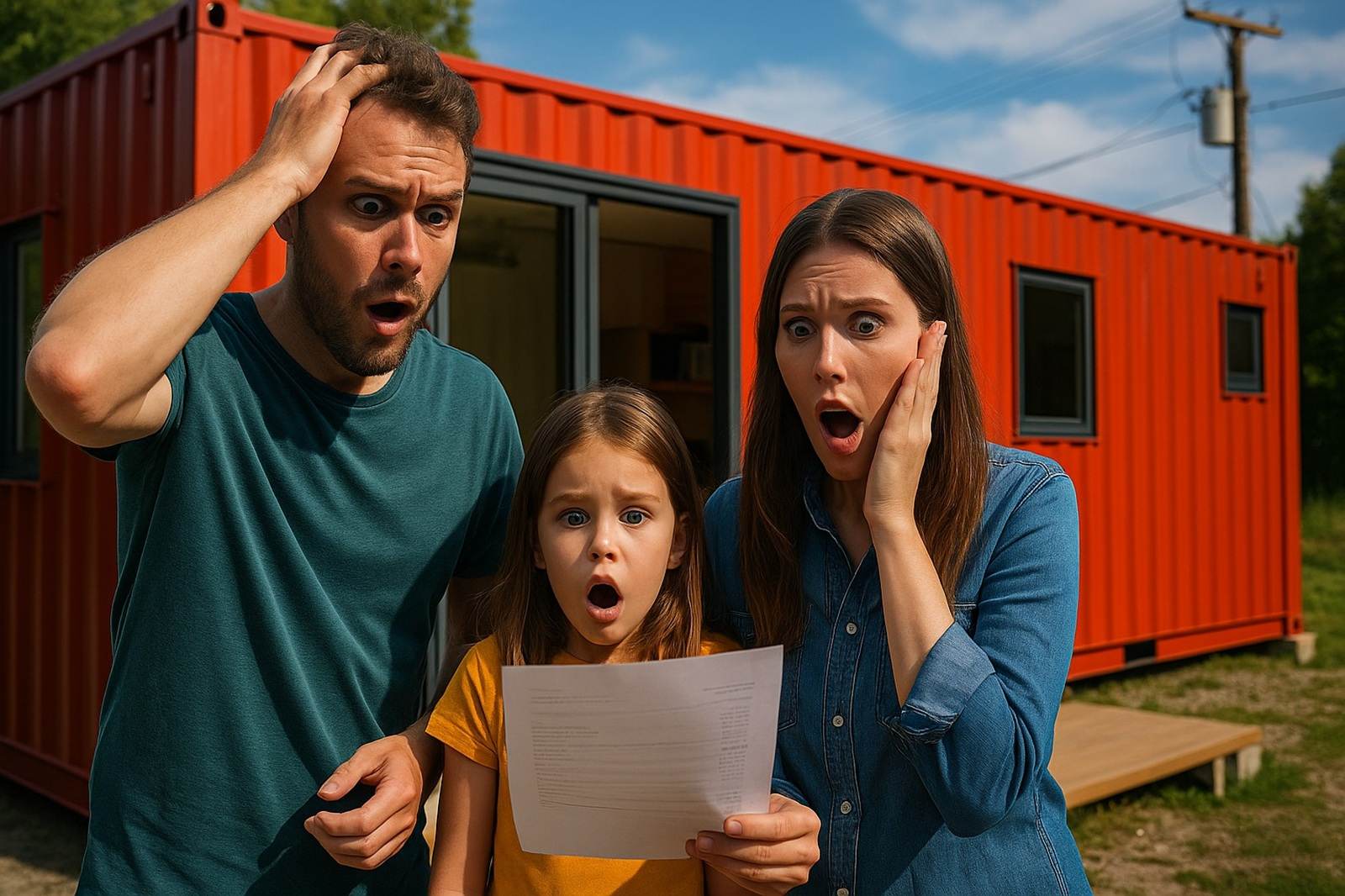 Família belga tenta economizar ao viver em contêiner, mas descobre que a conta de energia dispara e custa dez vezes mais do que antes