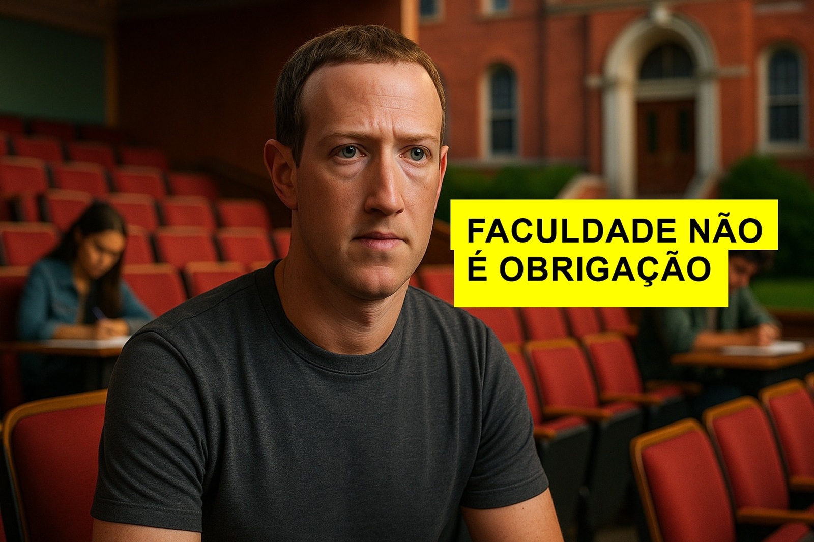Zuckerberg critica o ensino superior, chamando-o de “tabu”, e alerta que universidades geram dívidas e não garantem empregos aos formados