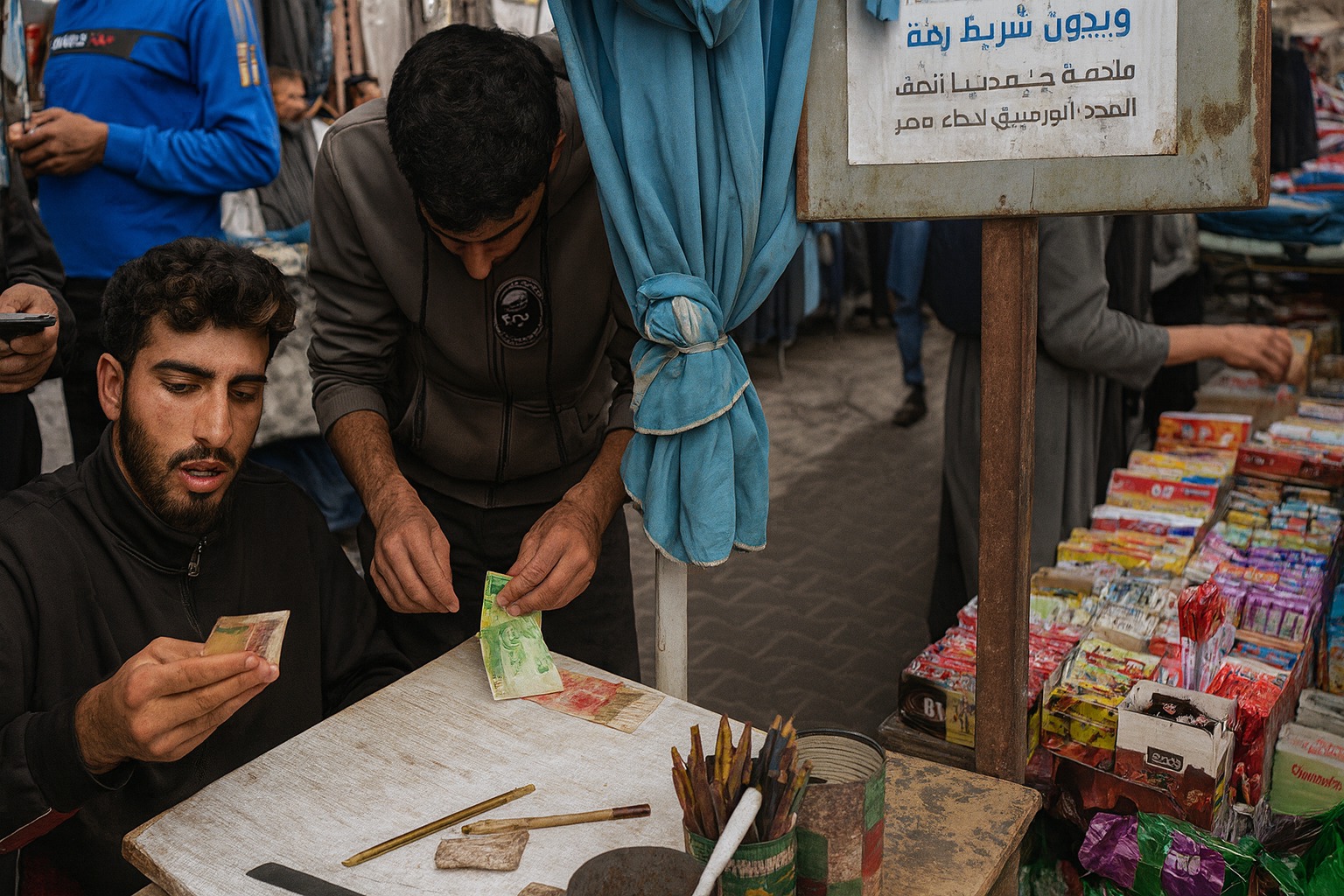 Gaza, Guerra, Dinheiro, Jovem