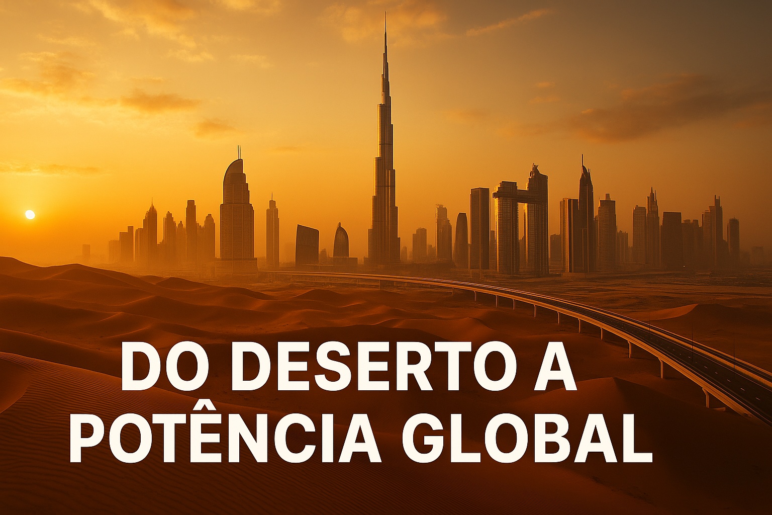Emirados Árabes Unidos: Como uma região menor que o estado de Santa Catarina, antes coberta por desertos e tendas, se tornou uma das economias mais ricas do mundo e símbolo global de modernidade e inovação