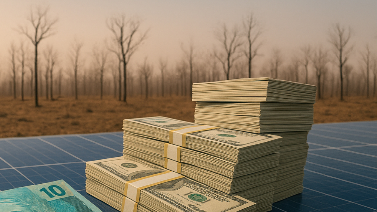 O financiamento climático no Brasil mais que dobrou e alcançou US$ 67,8 bilhões em 2023, impulsionado pelo setor de energia e pela expansão da geração solar, segundo relatório da CPI/PUC-Rio.