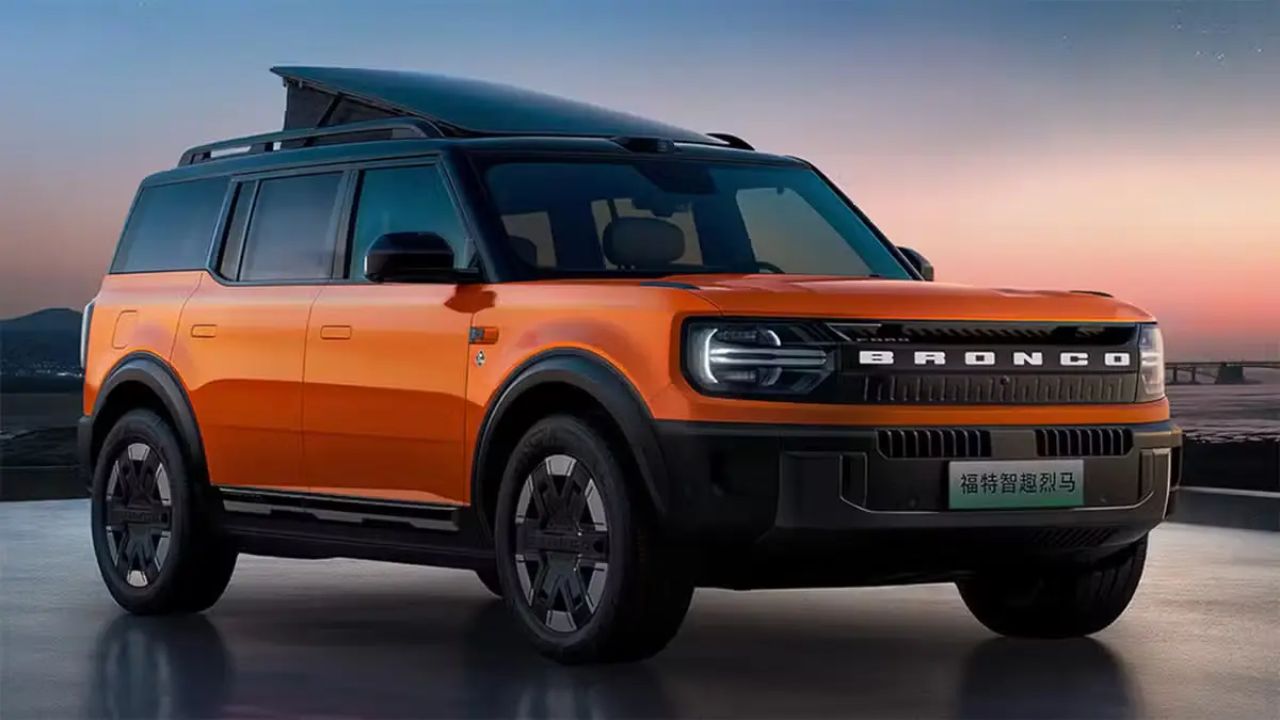 O Ford Bronco elétrico estreia na China com versões BEV e EREV, autonomia de até 1.220 km e tecnologia avançada, marcando uma nova fase da linha Bronco no segmento de SUVs eletrificados.