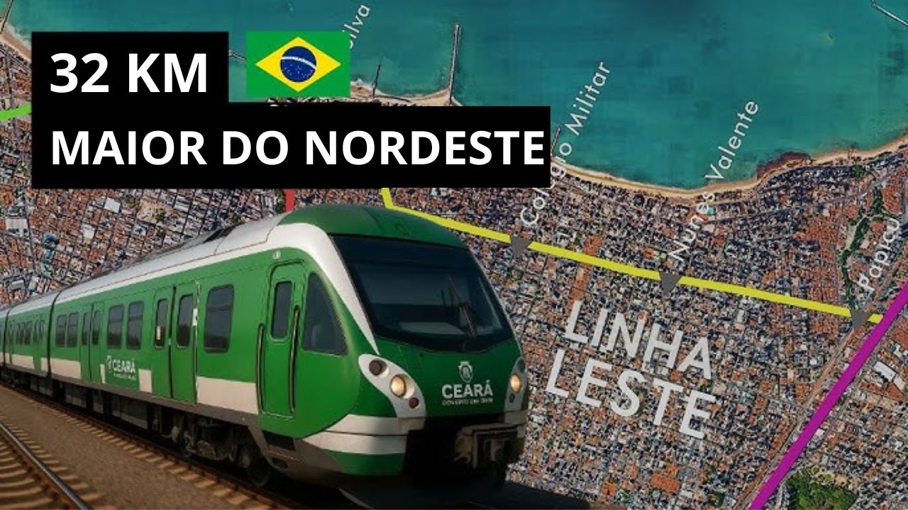 A unificação das Linhas Leste e Oeste cria uma nova linha de metrô de 32 km no Nordeste. Saiba como o projeto vai renovar a mobilidade urbana, reduzir emissões e mudar deslocamentos em Fortaleza e Caucaia.