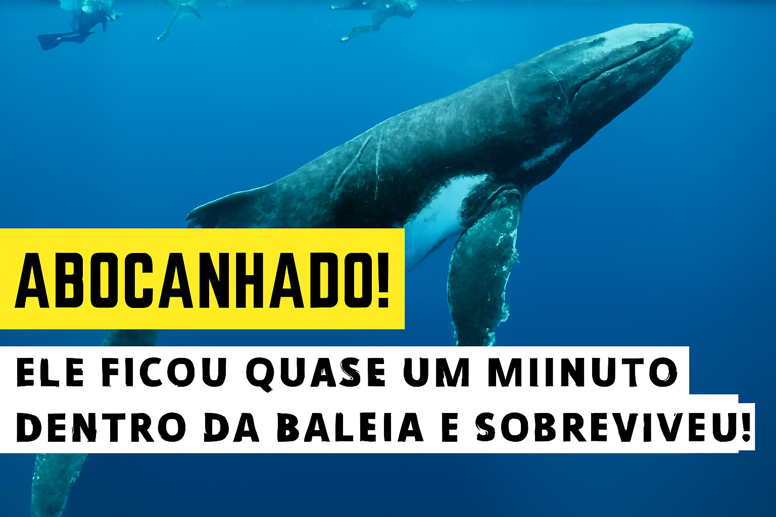 O homem que sobreviveu dentro da boca de uma baleia-jubarte a 10 metros de profundidade e que, anos antes, escapou vivo da queda de um avião