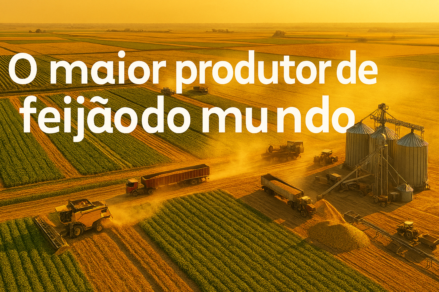 Produzindo mais de 27 milhões de toneladas por ano e respondendo por quase um terço de todo o feijão consumido no planeta, a Índia opera megacomplexos agrícolas que fazem do país o maior produtor mundial dessa proteína vegetal essencial
