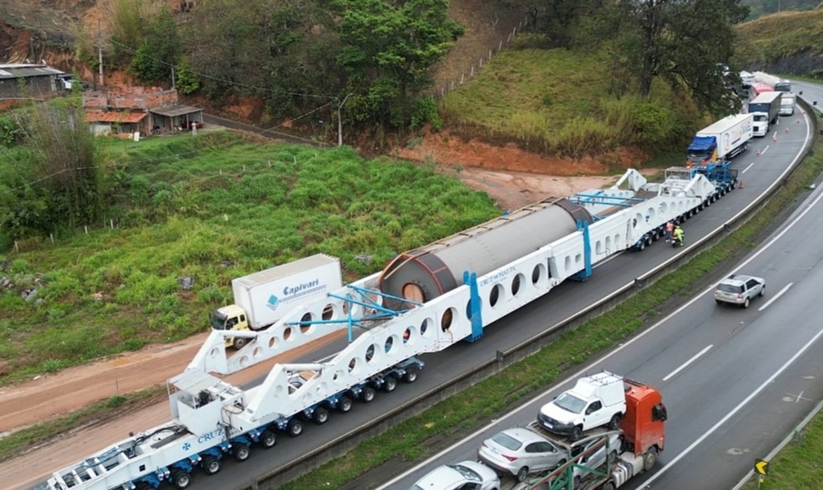 Megacarreta, Logística, Rodovias