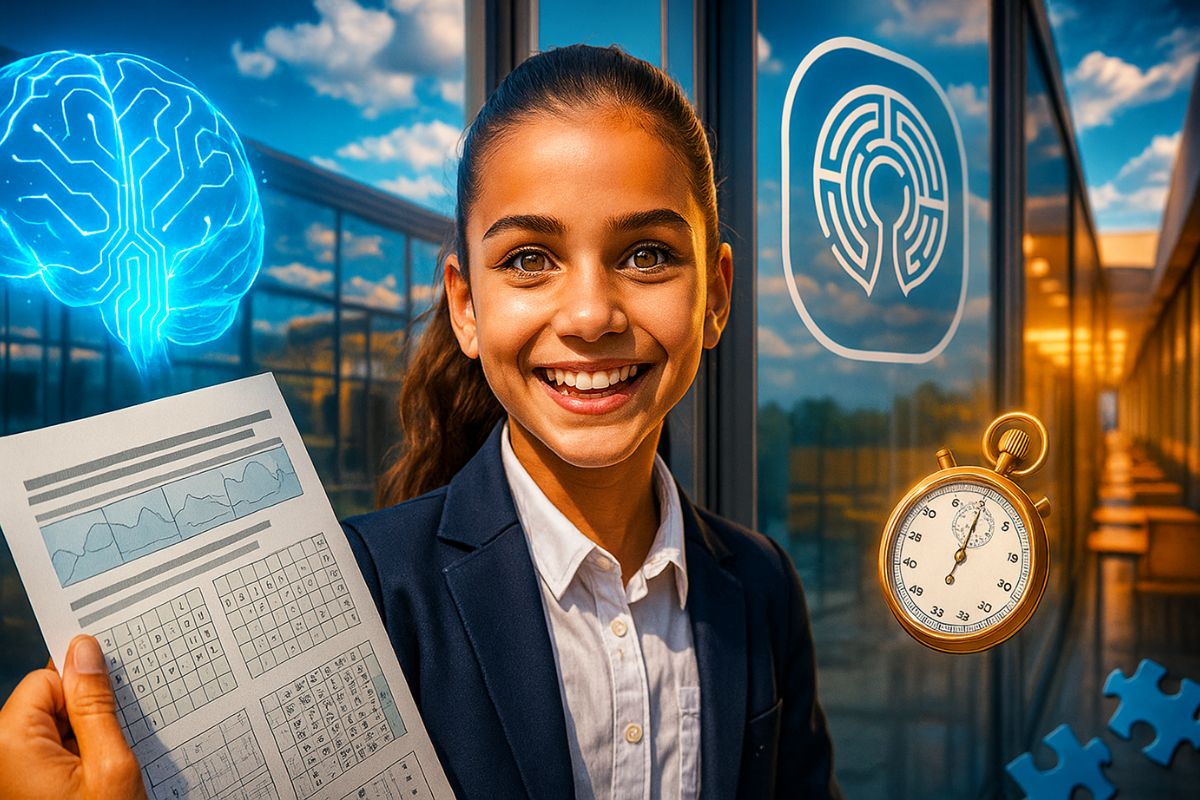 História de uma menina superdotada de 10 anos aceita na Mensa após teste de dislexia revelar QI de 136, confirmando presença no 1% mais inteligente do mundo e orientando apoio escolar sob medida.