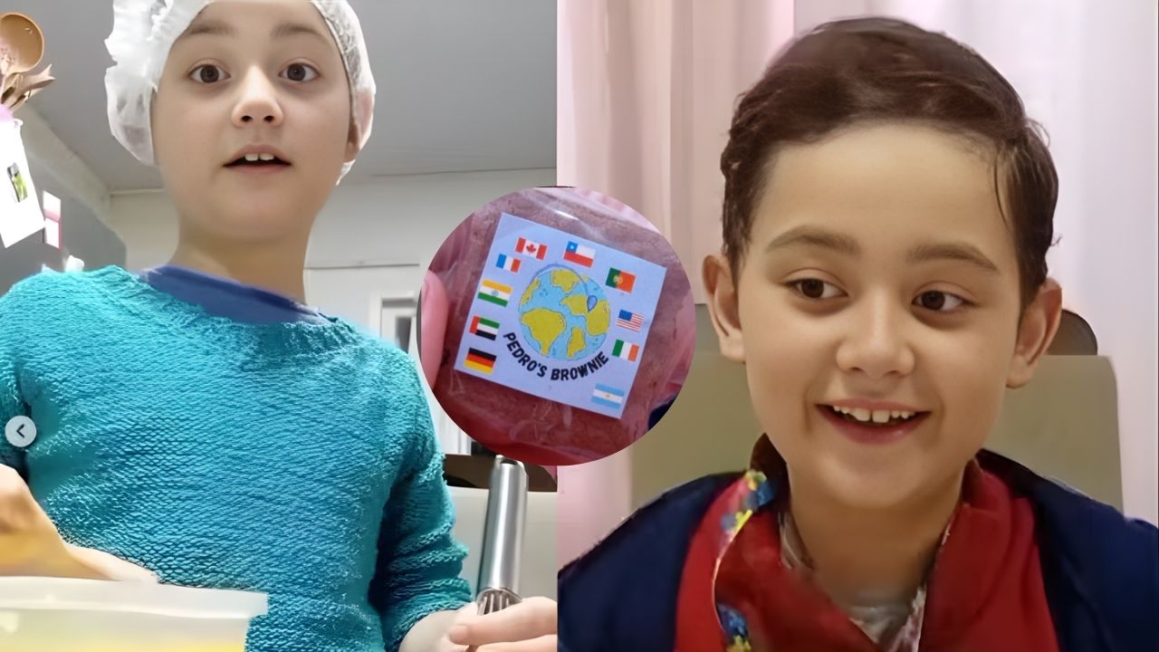 Pedro, um menino autista de 8 anos em Santa Catarina, vende brownies para financiar seu desejo de viajar pelo mundo. Seu hiperfoco em países, mapas e bandeiras inspira milhares.