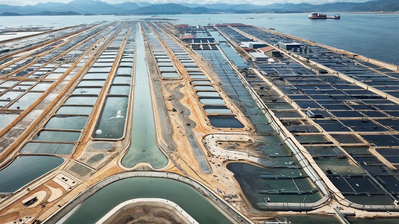 Com mais de 66 milhões de toneladas por ano, a China domina mais de 50% de toda a aquicultura mundial e opera megafazendas de peixes que superam a produção anual de qualquer outro país do planeta