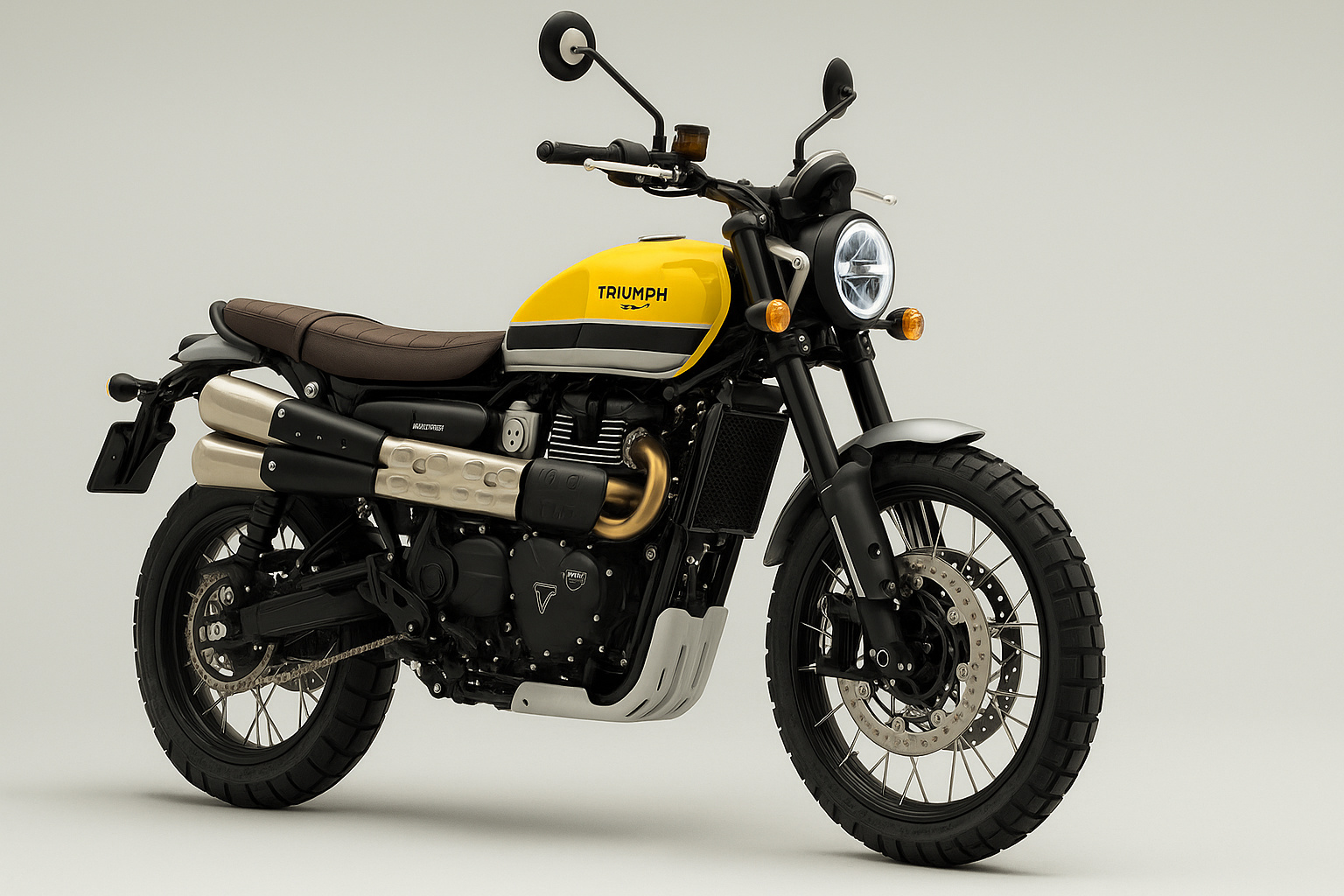 Triumph Scrambler 400 XC surpreende o Brasil com lançamento antecipado, preço agressivo e visual off-road arrebatador