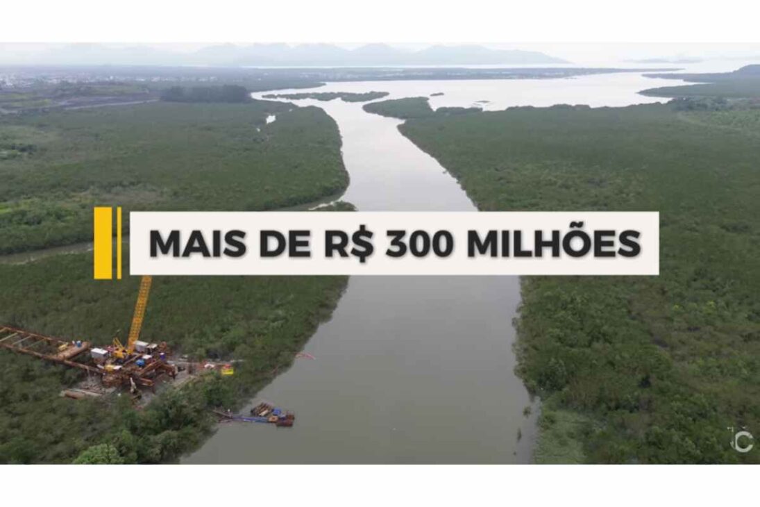 Acompaña la obra de R$ 314 millones de la Puente Joinville, con fundación en pilotes de raíz y construcción en voladizo sucesivo sobre el río Cachoeira, desbloqueando el tráfico.

