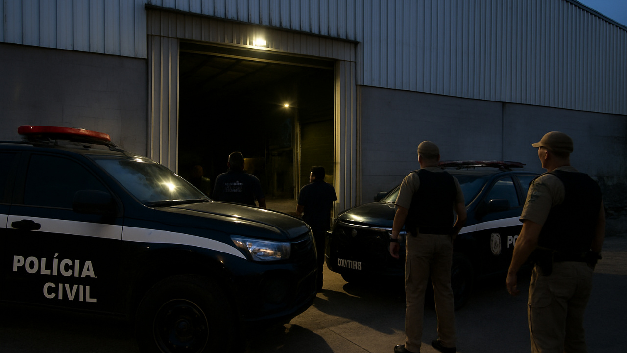 Polícia Civil desarticula operação ilegal de furto de petróleo e falsificação de notas fiscais na Bahia, com mandados cumpridos em quatro cidades e materiais apreendidos para investigação.