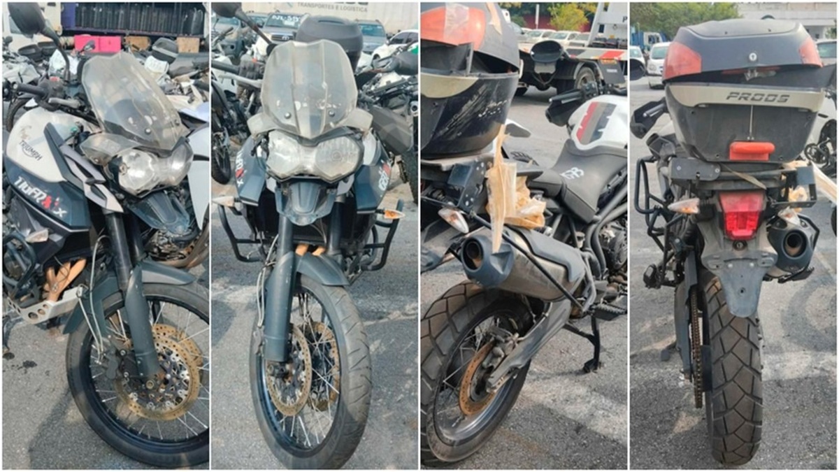 Leilão do Governo de SP oferece 572 veículos com lances baixos, incluindo Honda CBX 200 por R$1,5 mil e Renault Duster barato