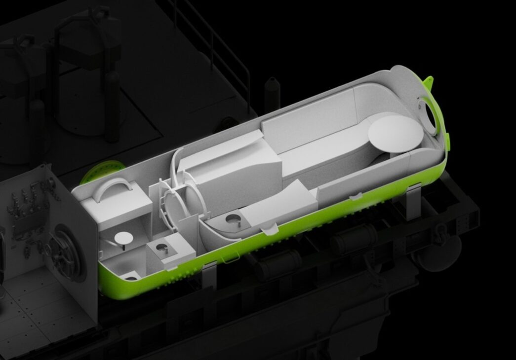 Cápsula subaquática, Cápsula
