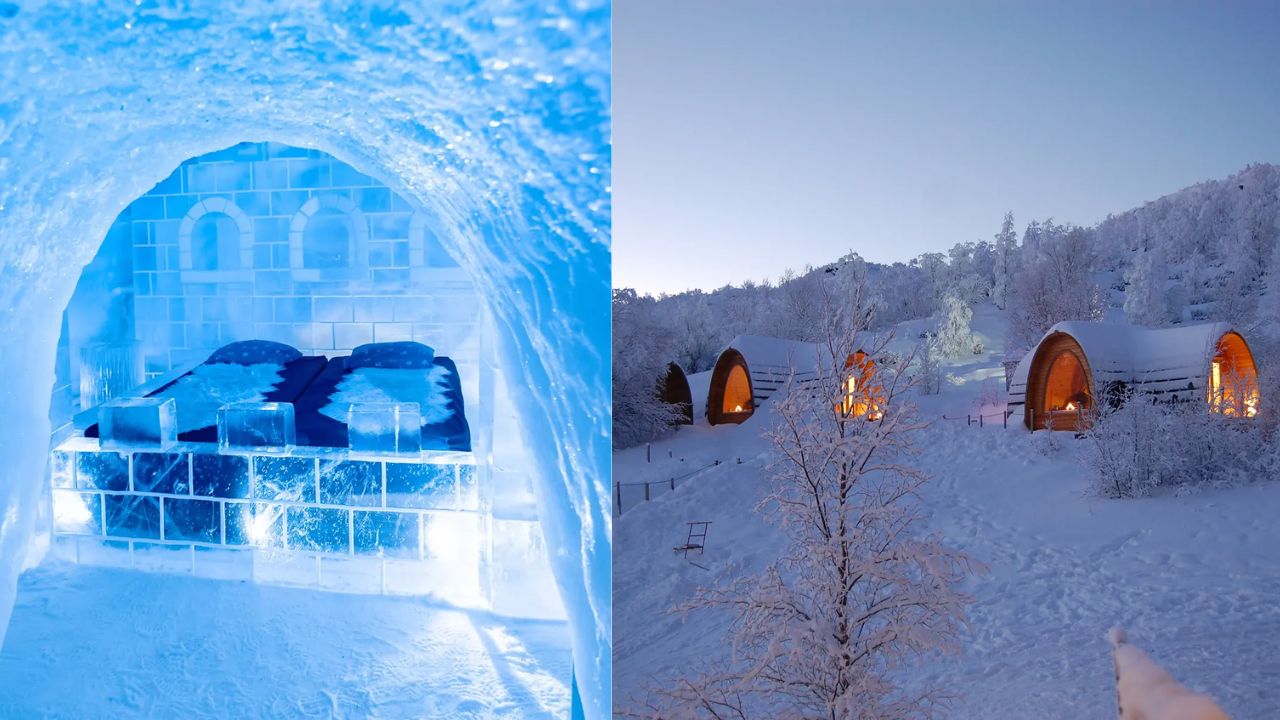 Hotel de gelo na Noruega que não derrete no verão encanta turistas o ano inteiro com quartos esculpidos em gelo, arte e experiências únicas.