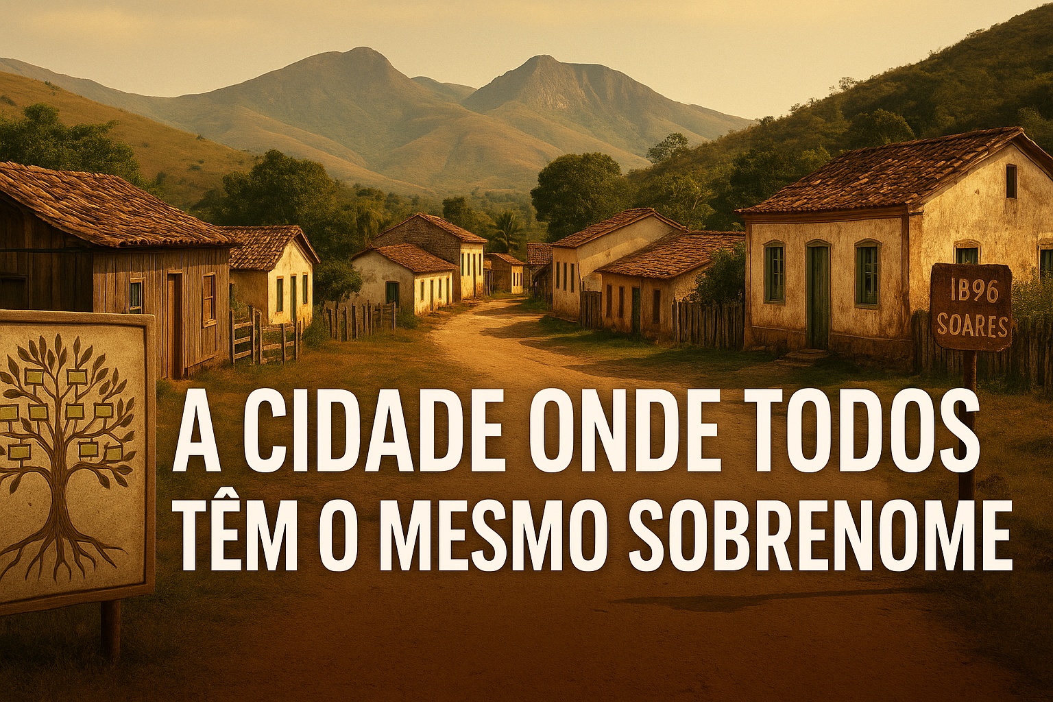 O povoado brasileiro que virou “a cidade onde todos têm o mesmo sobrenome”: um lugar isolado onde quase toda a população descende da mesma família do século XIX e mantém tradições que sobreviveram por mais de 140 anos