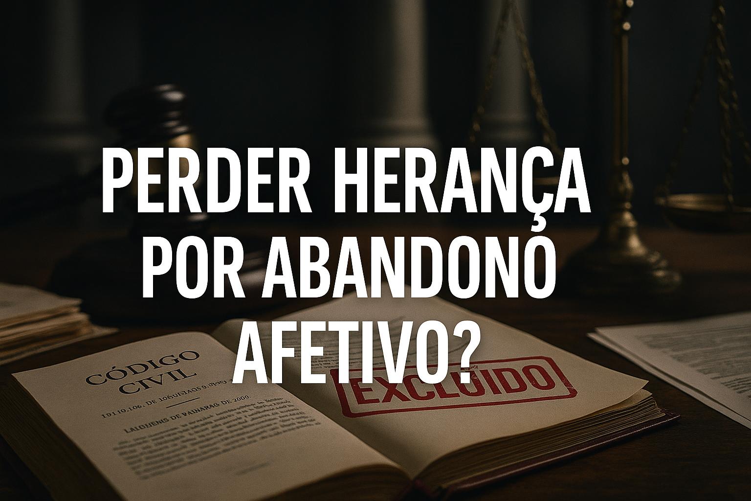 O projeto que quer transformar abandono afetivo em motivo oficial para perder herança ganha força no Congresso e encontra respaldo em decisões que excluíram pais ausentes da sucessão