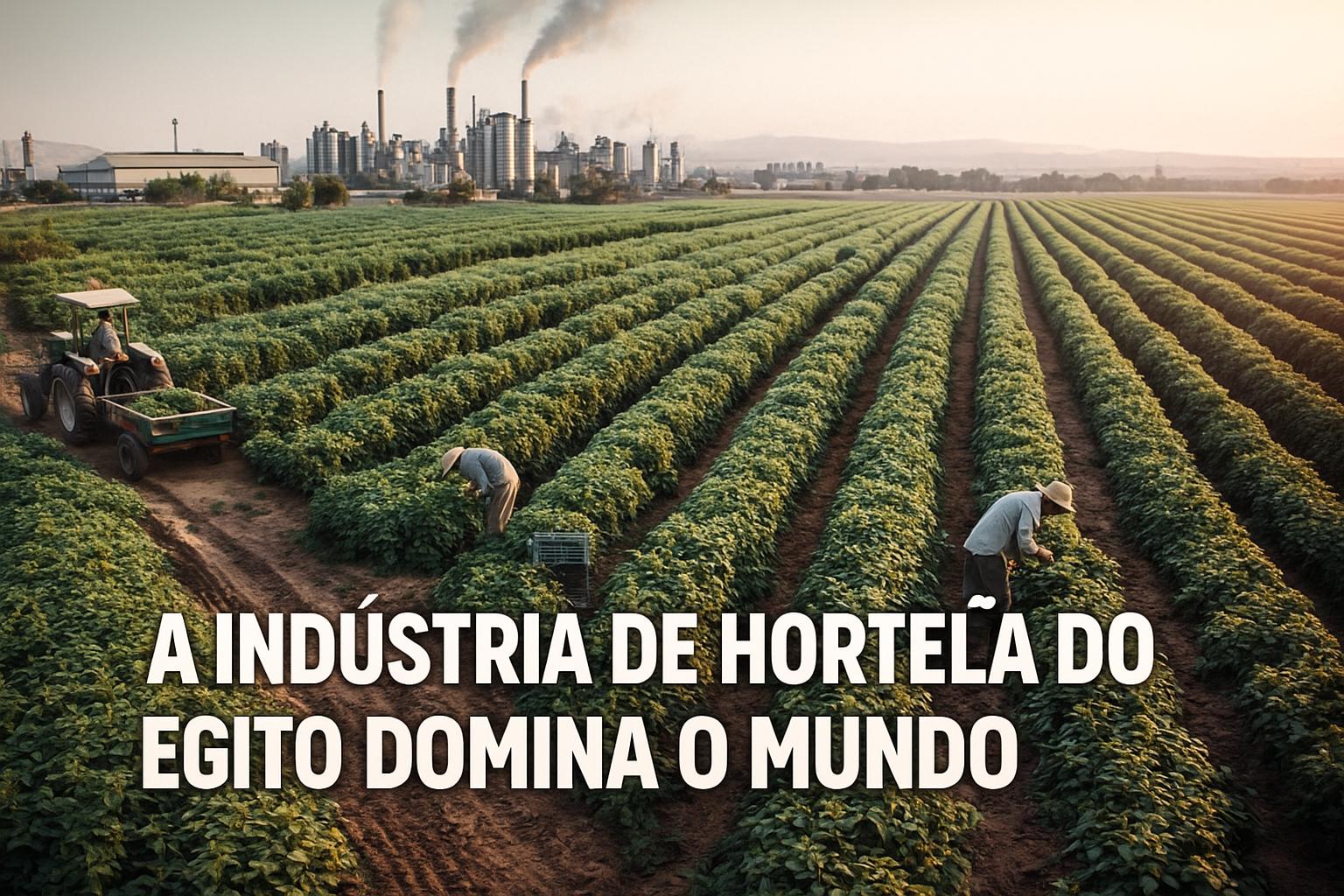 Com plantações que avançam por dezenas de milhares de hectares e fábricas que destilam mais de 40 mil toneladas de folhas por ano, o gigantesco polo de hortelã revela como cultivo intensivo, processamento industrial e exportação maciça transformaram a menta egípcia em um dos insumos aromáticos mais poderosos do mundo
