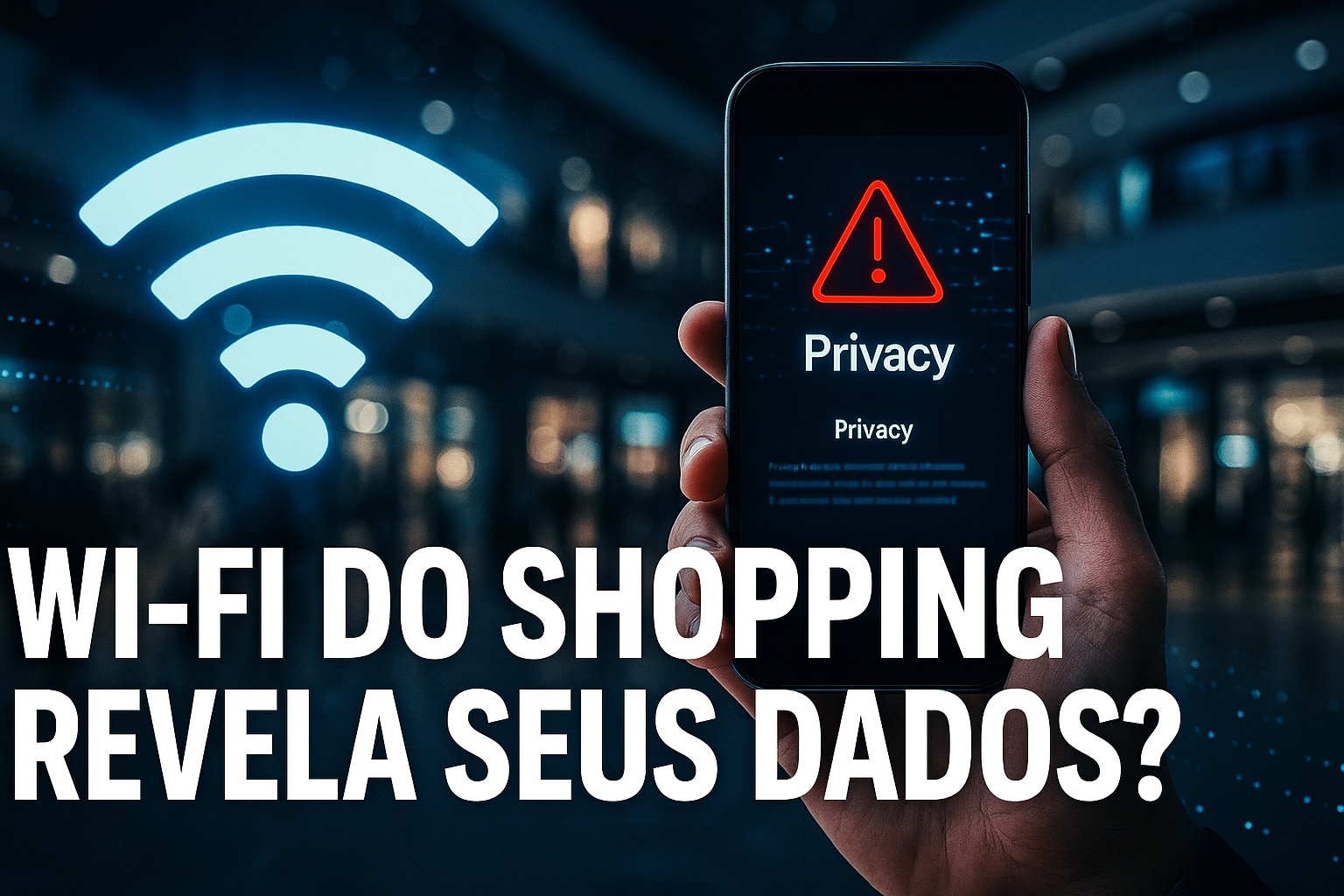 O Wi-Fi “gratuito” do shopping pode revelar seu nome, e-mail e hábitos de navegação: LGPD impõe novas exigências e muda o uso das redes públicas no Brasil