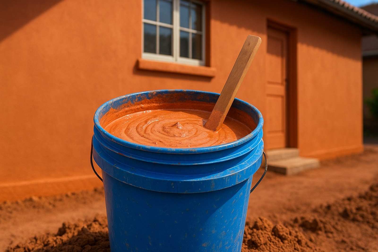 Método barato transforma barro, cola e óleo em 18 litros de tinta resistente e econômica, ideal para quem busca pintar gastando muito pouco