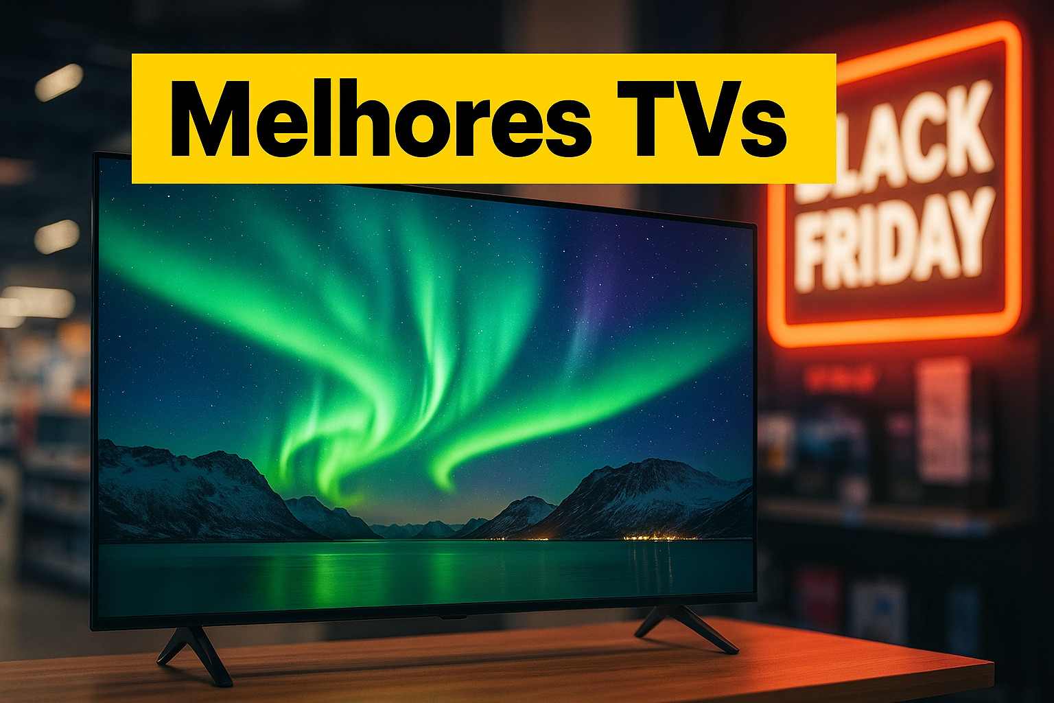 Lista objetiva das melhores TVs para comprar na Black Friday 2025 com recomendações claras por categoria e atenção ao custo benefício