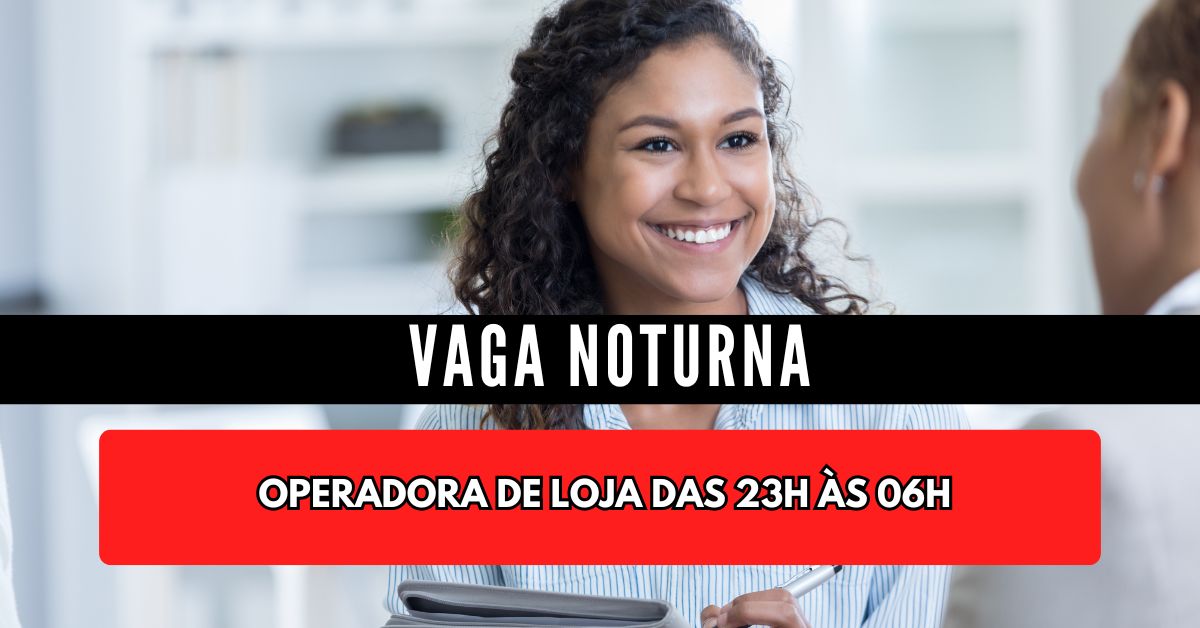 Pague Menos oferece vaga noturna para Operadora de Loja das 23h às 06h exigindo apenas ensino médio completo para trabalhar no Ceará