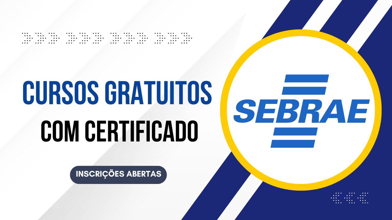 Aprenda com os cursos gratuitos online do Sebrae: marketing digital, inteligência emocional, vendas para beleza e muito mais, com certificado oficial.