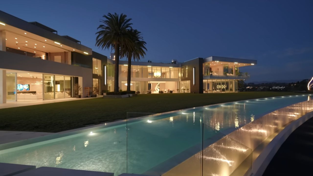 Conoce la mansión más cara, mansión más cara de EE.UU., mansión de lujo, mansión en Bel Air y mansión en Los Ángeles en un recorrido completo por Bel Air.