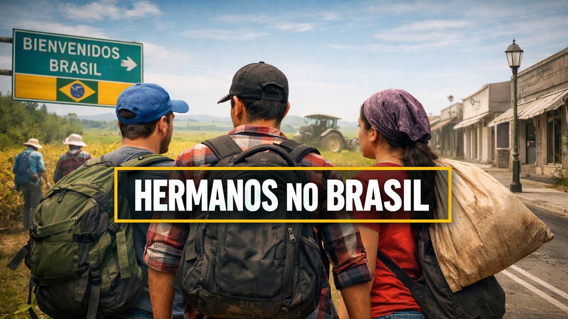 TV argentina mostra jovens deixando o país para trabalhar nas lavouras do Sul do Brasil em busca de renda, emprego formal e melhores condições.