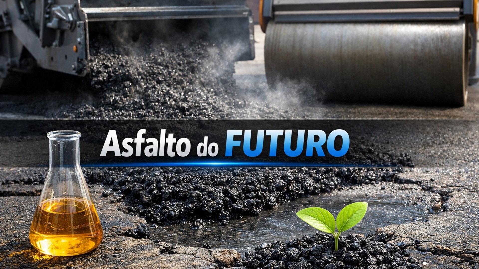 Asfalto com microalgas reduz deformações em 70% no frio e diminui emissões de CO2, segundo estudo da Universidade do Arizona.
