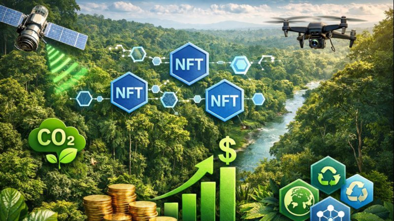 Iniciativa usa tecnologia ambiental e créditos de carbono para criar economia sustentável florestal na Amazônia.