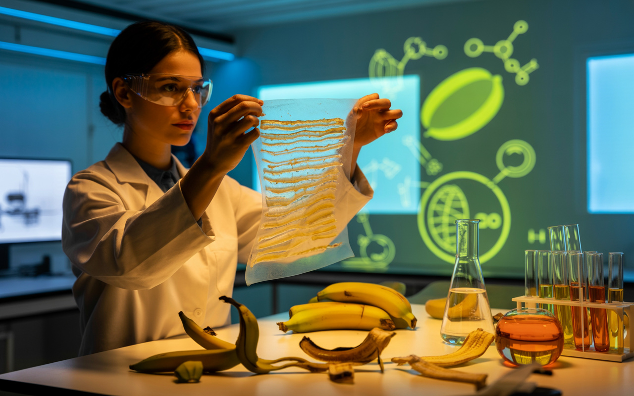 Aos 16 anos, jovem turca transforma cascas de banana em plástico biodegradável capaz de substituir embalagens derivadas do petróleo e aponta um novo caminho para a indústria global de materiais