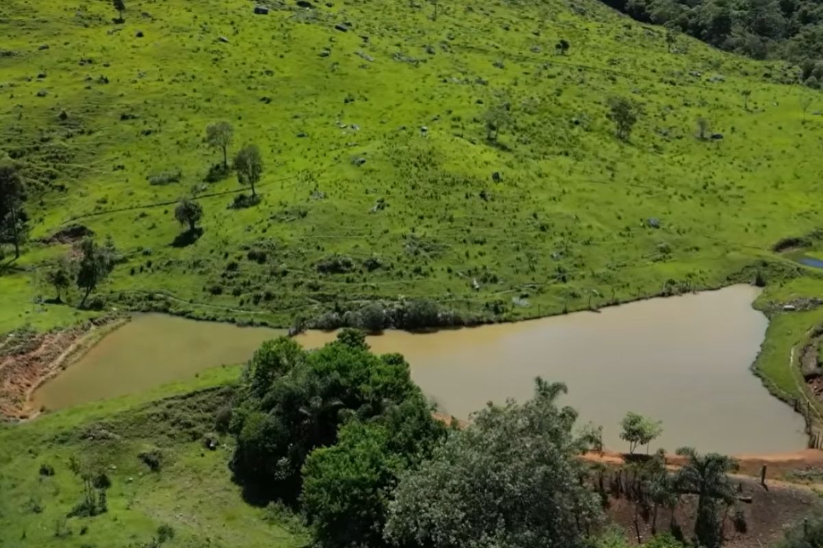 Aos 71 anos, agricultor de Santa Catarina construiu sozinho uma lagoa gigante com pá e carrinho, levou 13 anos para concluir a obra e provou que determinação vence