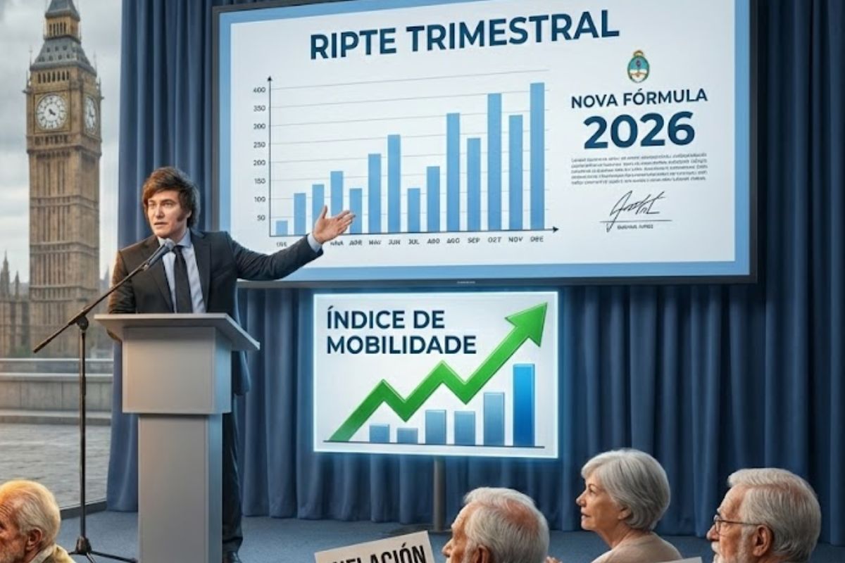 Aposentadoria na Argentina muda com governo Javier Milei, nova fórmula usa RIPTE para proteger benefícios da inflação e ajustar salários antigos trimestralmente.