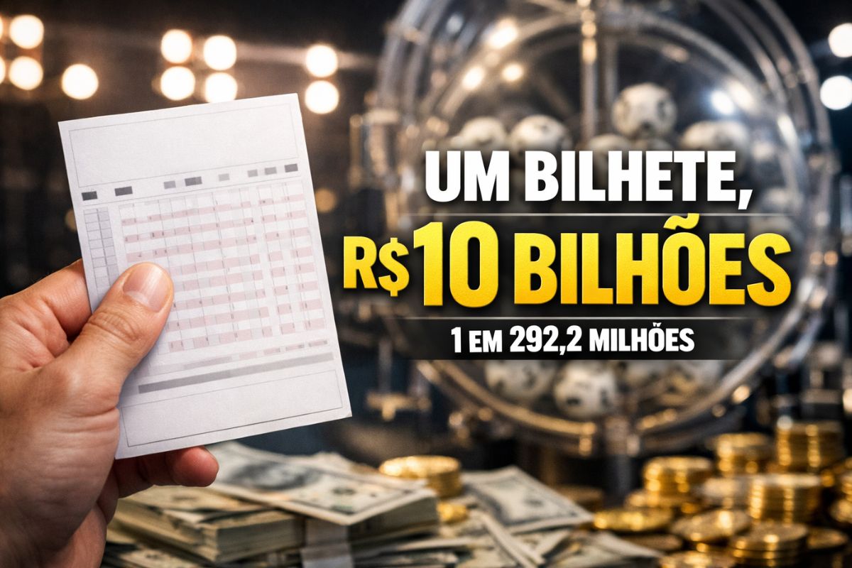 aposta simples leva prêmio histórico na loteria Powerball, vira prêmio bilionário e obriga vencedor a escolher entre pagamento único ou parcelas anuais.