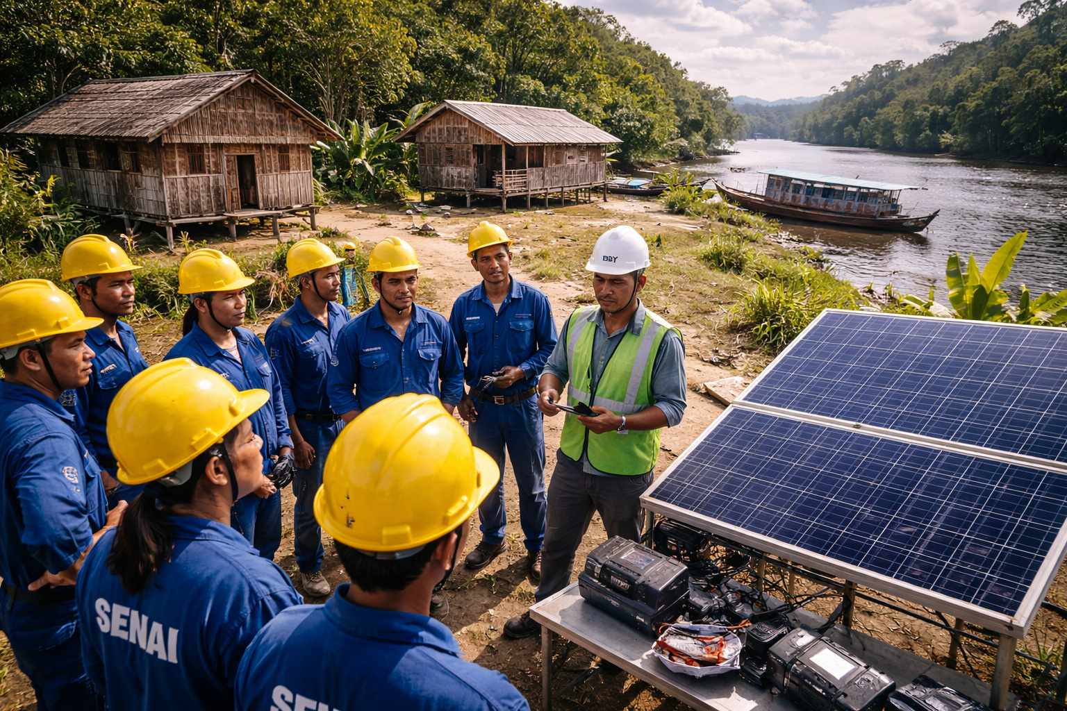BYD investe em capacitação e fortalece a energia solar no Amazonas